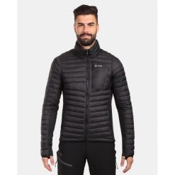 Męska ocieplana kurtka Kilpi ACTIS-M. Czarne kurtki męskie Kilpi, m, bez wzorów, bez kaptura. Za 525.33 zł.