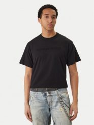 Versace Jeans Couture T-Shirt 80GAHE09 CJ00E Czarny Regular Fit. Czarne koszulki polo męskie Versace Jeans Couture, m, bez wzorów, z bawełny, bez ramiączek. Za 534.99 zł.