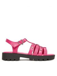 Juicy Couture Sandały CS6278-05 Różowy. Czerwone sandały dziewczęce Juicy Couture, z materiału, bez zapięcia. Za 149.99 zł.