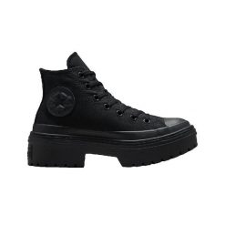 Buty Converse Chuck Taylor All Star Lugged Heel Czarny. Czarne obuwie sportowe damskie Converse, bez wzorów, z materiału. Za 442.55 zł.