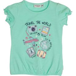 Koszulka "Sunshine" w kolorze zielonym. T-shirty i topy dla dziewczynek marki Salt and Pepper. W wyprzedaży za 35.95 zł.