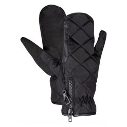 Rękawice jeździeckie ELT Diamond Winter Plus. Czarne rękawiczki dziecięce ELT, bez wzorów. Za 132.50 zł.
