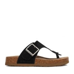 Japonki G-Star Raw. Czarne klapki damskie G-Star Raw, bez wzorów, retro, bez obcasa. Za 159.99 zł.