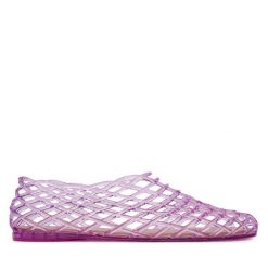 Baleriny JENNY. Czerwone baleriny damskie Jenny, bez wzorów, bez obcasa. Za 69.99 zł.