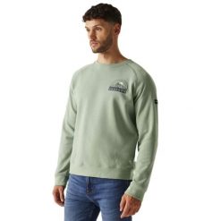 Bluza Regatta Nithsdale. Szare bluzy męskie Regatta, m, z aplikacjami, z bawełny, bez kaptura. Za 178.50 zł.