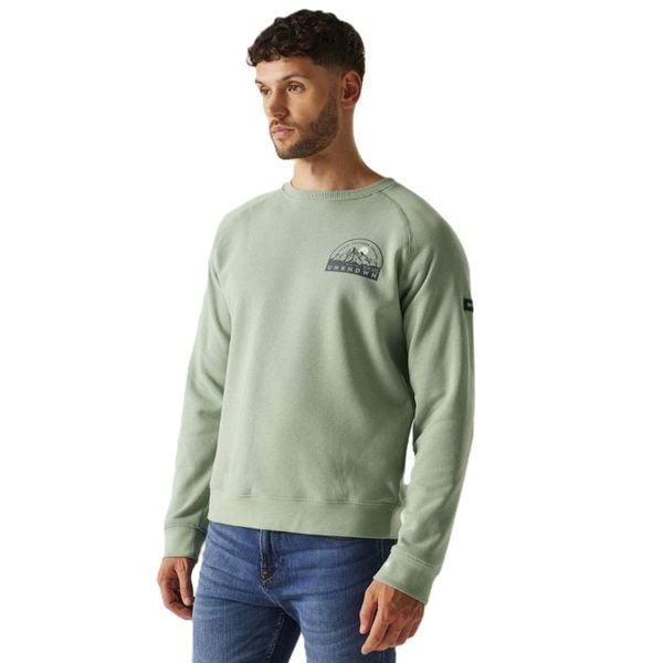 Bluza Regatta Nithsdale. Szare bluzy męskie Regatta, m, z aplikacjami, z bawełny, bez kaptura. Za 178.50 zł.