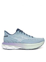 Mizuno Buty do biegania Wave Skyrise 6 J1GD2509 Niebieski. Niebieskie obuwie sportowe damskie Mizuno, bez wzorów, z materiału, do biegania. Za 449.99 zł.