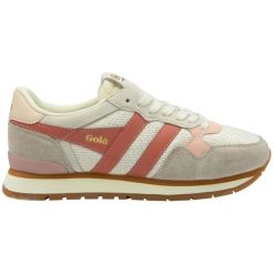 Sznurowane trampki damskie Gola Colorado. Białe trampki i tenisówki damskie Gola, bez wzorów, z gumy, eleganckie, bez zapięcia. Za 416.50 zł.