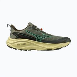 Buty do biegania damskie Mizuno Neo Lumina. Zielone obuwie sportowe damskie Mizuno, bez wzorów, z materiału, do biegania. Za 489.99 zł.