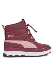 Puma Śniegowce Evolve Boot Jr 392644 04 Bordowy. Czerwone buty zimowe dziewczęce Puma, ze skóry, bez zapięcia. Za 379.99 zł.