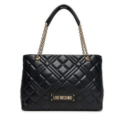 Torebka LOVE MOSCHINO. Czarne torebki do ręki damskie Love Moschino, bez wzorów, klasyczne, bez dodatków. Za 709.99 zł.