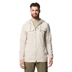Kurtka sportowa męska Skien Valley Hooded Light Jacket. Brązowe kurtki sportowe męskie Columbia, m, bez wzorów, z materiału, trekkingowe. Za 423.85 zł.