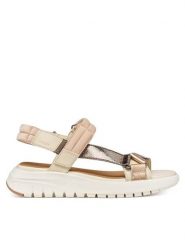 Geox Sandały D Flextride S D65BSD 0BCBN C1S5M Kolorowy. Sandały damskie Geox, bez wzorów, ze skóry, bez obcasa, na płaskiej podeszwie, bez zapięcia. Za 419.99 zł.