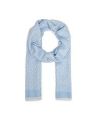 Liu Jo Szal 2A6001 T0300 Błękitny. Niebieskie czapki i kapelusze damskie Liu Jo, bez wzorów, z wiskozy. Za 249.99 zł.