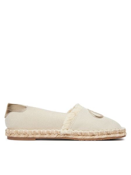 Liu Jo Espadryle Capri 01 SA6091 TX536 Écru. Białe espadryle damskie Liu Jo, bez wzorów, z materiału, bez obcasa, bez zapięcia. Za 359.99 zł.