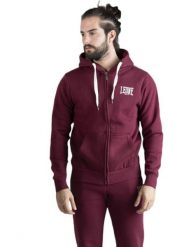 Męska bluza Leone 1947 Apparel Logo z haftem. Czarne bluzy męskie LEONE 1947 APPAREL, l, bez wzorów, z bawełny, z kapturem. Za 147.31 zł.