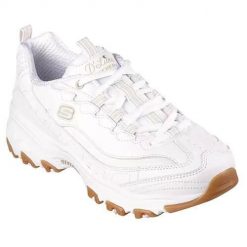 Buty do chodzenia damskie Skechers Damskie D'lites Good. Białe obuwie sportowe damskie Skechers, bez wzorów, z materiału, trekkingowe, Skechers Sport. Za 339.99 zł.