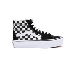 Buty do chodzenia damskie Vans UA SK8HI Platform 2.0. Czarne obuwie sportowe damskie Vans, bez wzorów, z gumy, trekkingowe. Za 611.00 zł.