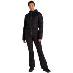 Kombinezon narciarski damski Dare2b Flurry Snowsuit. Czarne spodnie materiałowe damskie Dare 2b, na zimę, bez wzorów, z poliesteru, sportowe, narciarskie. Za 656.70 zł.