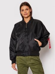 Alpha Industries Kurtka bomber MA-1 128002 Czarny Regular Fit. Czarne kurtki damskie Alpha Industries, m, bez wzorów, z syntetyku, bez kaptura. Za 899.99 zł.