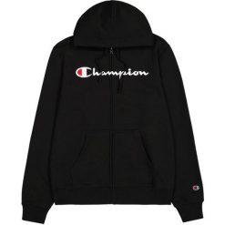 Męska Rozpinana Bluza Z Kapturem. Czarne bluzy męskie Champion, l, bez wzorów, z kapturem. Za 359.99 zł.