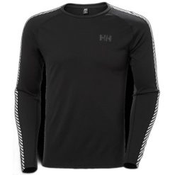 Bluza Helly Hansen lifa active stripe crew. Czarne bluzy męskie Helly Hansen, m, bez wzorów, bez kaptura. Za 260.00 zł.