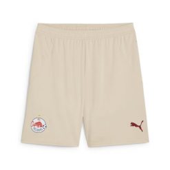 Męskie szorty FC Red Bull Salzburg 24/25 PUMA Granola Team Regal Red Beige. Brązowe krótkie spodenki sportowe męskie Puma, m, bez wzorów, do piłki nożnej. W wyprzedaży za 109.00 zł.