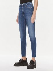 Calvin Klein Jeans Jeansy J20J222140 Granatowy Skinny Fit. Niebieskie jeansy damskie Calvin Klein Jeans. Za 249.99 zł.