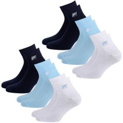 FILA Quarter 6-pack skarpet unisex niebieski 39-42. Białe skarpety damskie Fila, bez wzorów. Za 163.99 zł.
