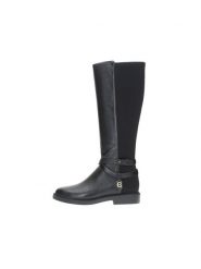 MICHAEL Michael Kors Kozaki 40F4ABMB6L Czarny. Czarne kozaki damskie MICHAEL Michael Kors, ze skóry, bez obcasa, na płaskiej podeszwie. Za 949.99 zł.