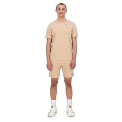 Koszulka Le Coq Sportif Essentiels N°1. Brązowe koszulki sportowe męskie le coq sportif, l, bez wzorów, z materiału, bez kołnierzyka, bez ramiączek. Za 150.50 zł.