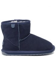 EMU Australia Śniegowce Wallaby Mini K10103 Granatowy. Niebieskie buty zimowe dziewczęce Emu Australia, bez wzorów, ze skóry, bez zapięcia. Za 349.99 zł.