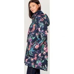 Parka z plisą maskującą - Niebieski. Parki damskie marki Mohito. Za 249.99 zł.
