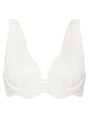 Hunkemöller Biustonosz z fiszbiną Tiah 302395 Biały. Białe biustonosze Hunkemöller, bez wzorów, z syntetyku. Za 129.99 zł.