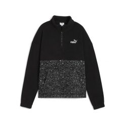 Damska luźna bluza Essential ze zwierzęcym nadrukiem PUMA. Czarne bluzy damskie Puma, s, bez wzorów, bez kaptura, do biegania. Za 249.00 zł.