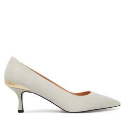 Czółenka LOVE MOSCHINO. Czółenka damskie Love Moschino, bez wzorów, bez obcasa, bez zapięcia. Za 906.99 zł.