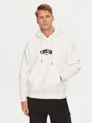 Off-White Bluza OMBB085G23FLE0150110 Biały Regular Fit. Białe bluzy męskie OFF-WHITE, m, bez wzorów, z bawełny, bez kaptura. Za 1,099.00 zł.