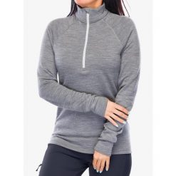 Bluza termoaktywna damska Houdini Desoli Thermal Half Zip. Szare bluzy damskie Houdini, na zimę, m, bez wzorów, bez kaptura. Za 718.99 zł.