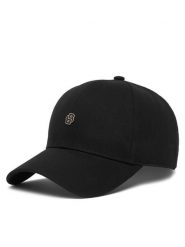 BOSS Czapka z daszkiem Ari-B-Icon 50555583 Czarny. Czarne czapki i kapelusze damskie Boss, bez wzorów, z bawełny. Za 179.99 zł.