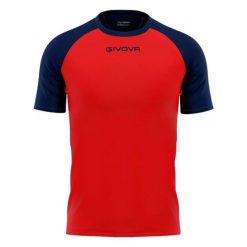 Męska Koszulka Capo. Czerwone koszulki sportowe męskie Givova, m, bez wzorów, bez kołnierzyka, bez ramiączek, trekkingowe. Za 61.99 zł.