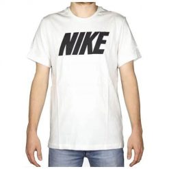 Koszulka sportowa męska Nike DX1981100. Białe koszulki sportowe męskie Nike, m, bez wzorów, bez kołnierzyka, bez ramiączek. Za 178.00 zł.