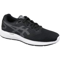 Asics Patriot 10 1012A117-005 39 Czarne. Czarne obuwie sportowe damskie Asics, bez wzorów, na fitness i siłownię. W wyprzedaży za 229.99 zł.
