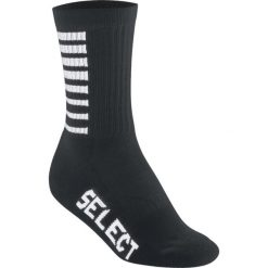 Skarpety piłkarskie treningowe męskie Select Striped czarne. Czarne skarpety męskie DERBYSTAR, bez wzorów, z bawełny. Za 71.50 zł.
