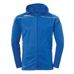 Kurtka z kapturem Uhlsport Stream 22. Białe kurtki sportowe męskie Uhlsport, l, bez wzorów, z dresówki, do piłki nożnej. W wyprzedaży za 175.50 zł.