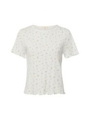 Marie Lund Damska koszulka do spania Kobiety Bawełna (100%) biały|różowy wzorzysty, S. Białe t-shirty damskie Marie Lund, s, bez wzorów, z bawełny, bez kołnierzyka. Za 159.95 zł.