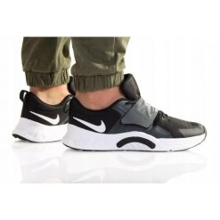 Buty do chodzenia Męskie Nike DH0606-001. Czarne buty sportowe męskie Nike, z gumy, bez zapięcia, trekkingowe. Za 357.00 zł.