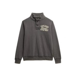 Bluza Superdry Athletic Henley. Szare bluzy sportowe męskie Superdry., m, bez wzorów, bez kaptura. Za 415.15 zł.