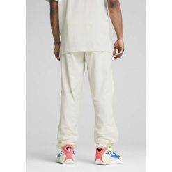 Męskie spodnie koszykarskie All Pro PUMA Vapor Gray. Szare spodnie sportowe męskie Puma, m, bez wzorów, z dresówki, do koszykówki. W wyprzedaży za 259.00 zł.