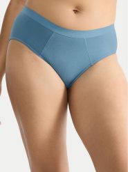 Sloggi Figi klasyczne Ever Ease 10219600 Niebieski. Niebieskie figi damskie Sloggi, s, bez wzorów, z bawełny. Za 29.99 zł.