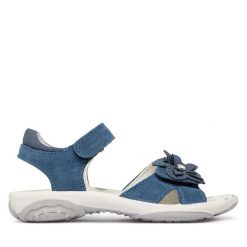 Sandały Primigi. Niebieskie sandały dziewczęce Primigi, bez zapięcia. Za 279.99 zł.